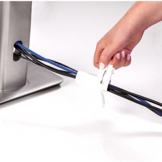 Organizador de Cabos Fellowes CableZip Tubo Flexível 2 m Branco