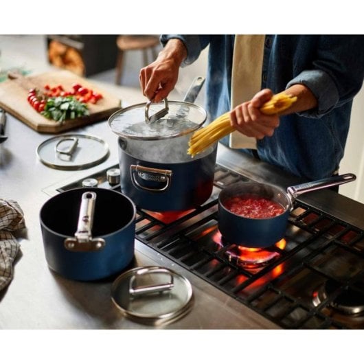 Casseruola Joseph Joseph Space 15 cm Alluminio Blu Manico Pieghevole