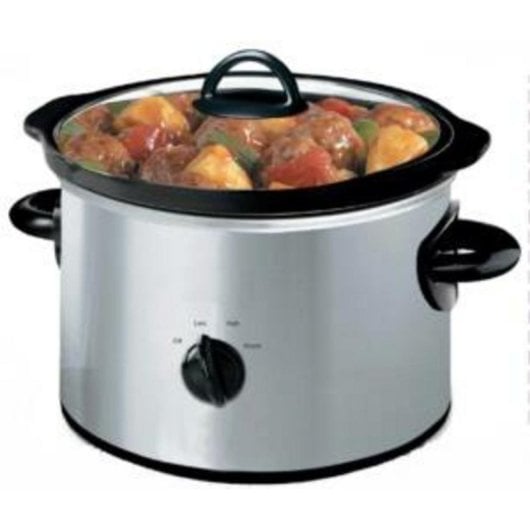 Olla di cottura lenta SOGO OLL-SS-10705 3L acciaio inox ceramica nero