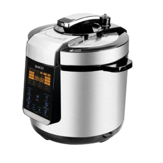 Panela de Pressão SOGO OLL-SS-10610 6L Inox Digital 17 Programas 1000W
