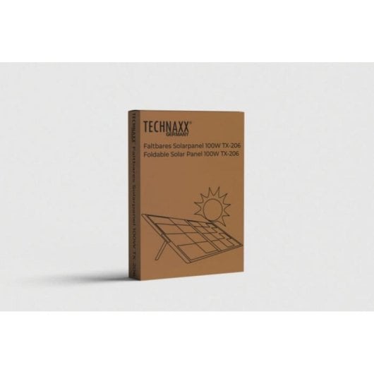 Panel Solar TECHNAXX TX-206 100W 1 Puerto USB-C Plegable Portátil