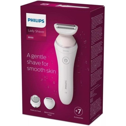 Damenrasierer Philips Lady Shaver Series 8000 BRL176/00 Kabellos 2 Stufen 1 Kopf Wet & Dry