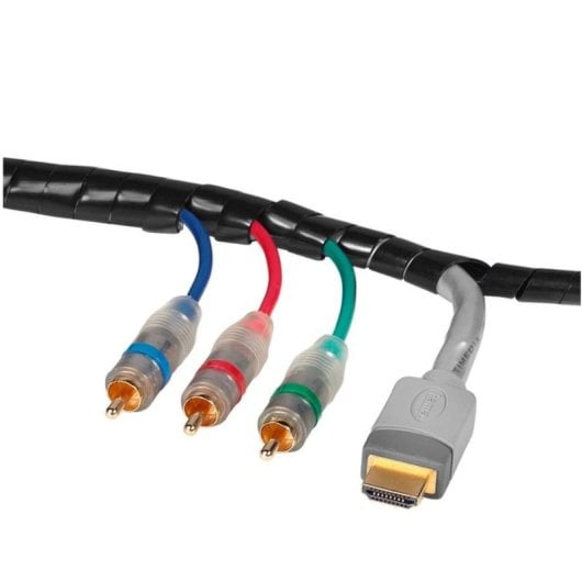 Passe-câbles Hama 00220994 Noir 2,5 m Polyéthylène 30 mm