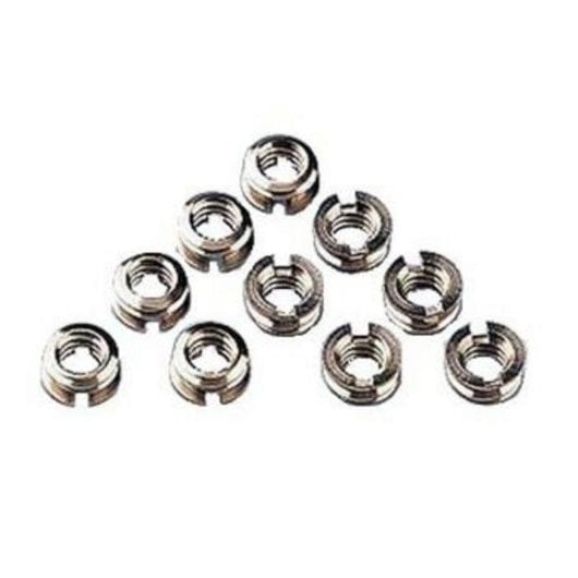 Adattatore filettatura Hama Tripod Conversion Bushings acciaio inox 1/4 3/8 10 pezzi