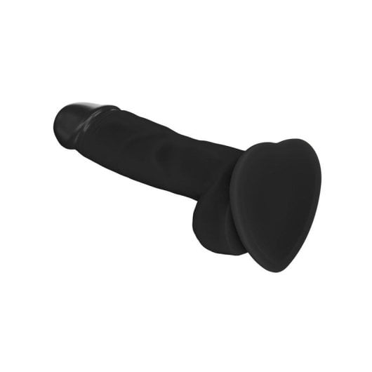 Consolador Strap-on-me Realistic Silicone Preto 171 mm Ventosa Resistente