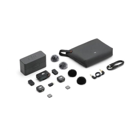 Microfono DJI Mic 3 wireless omnidirezionale con custodia di ricarica