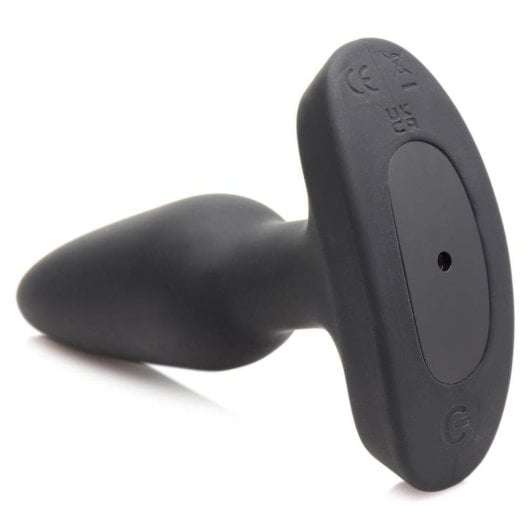 Plug anal Booty Sparks Laser Heart LED 4 velocidades bateria integrada 3,3 mm