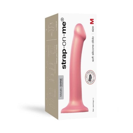 Consolador Strap-on-me 6013854 com arnês silicone rosa 160 mm ventosa