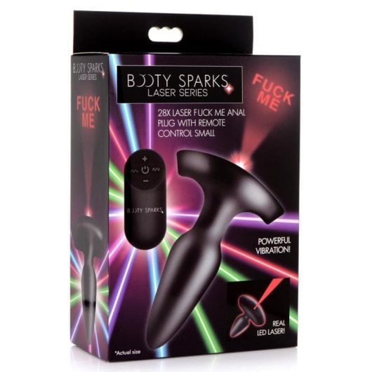 Plug Anal BOOTY SPARKS Fuck Me Preto 4 Velocidades Bateria Integrada