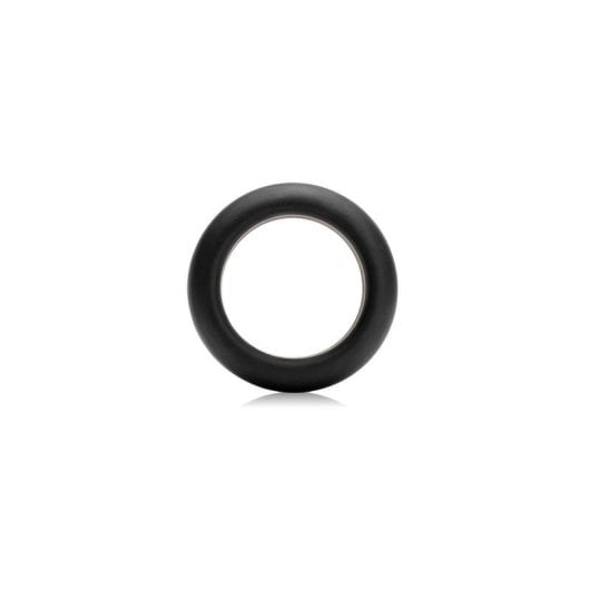 Anillo para pene y testículos JE JOUE Maximum Stretch silicona negra 2,54 cm