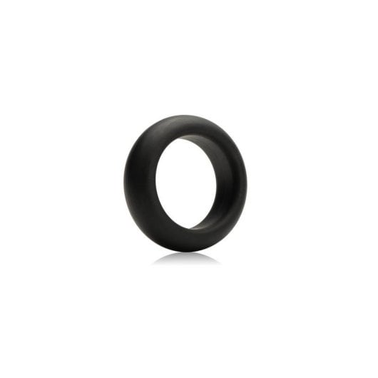 Anillo para pene y testículos JE JOUE Maximum Stretch silicona negra 2,54 cm