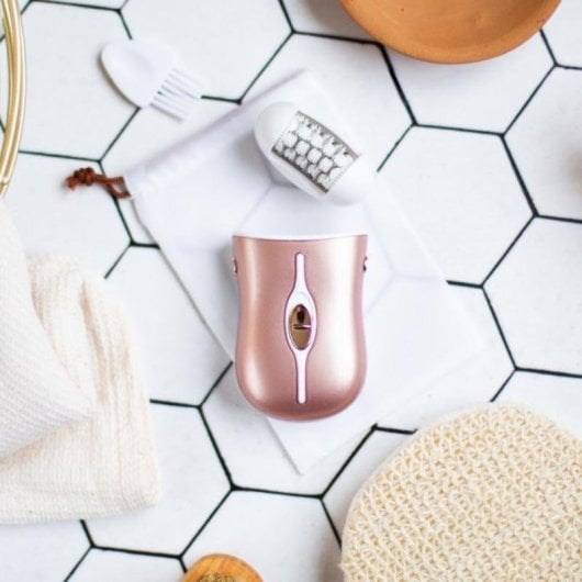 Depiladora LIVOO DOS167P 32 pinças Rose Gold 2 velocidades Recargável