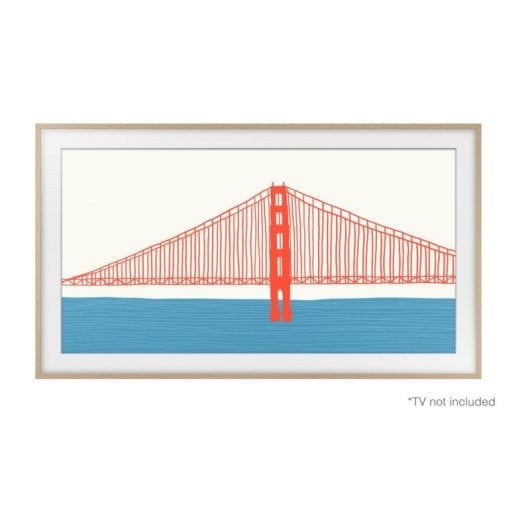 Cadre Samsung VG-SCFA43TKB/XC Bois Plastique Compatible The Frame 43