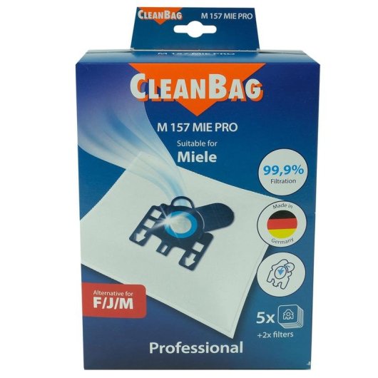 Sacca polvere Scanpart Cleanbag M157MIEPRO compatibile Miele 5 sacchi 2 filtri