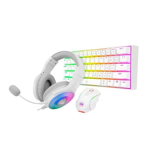 Tastiera REDRAGON S129W Combo meccanica 60% RGB con mouse e cuffie gaming
