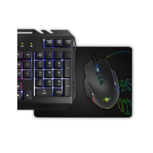 Teclado Spirit of Gamer PRO MK5 de membrana AZERTY con retroiluminación RGB y pack gaming