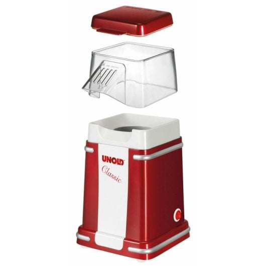 Machine à pop-corn UNOLD Classic 100g 900W Rouge Argent Blanc