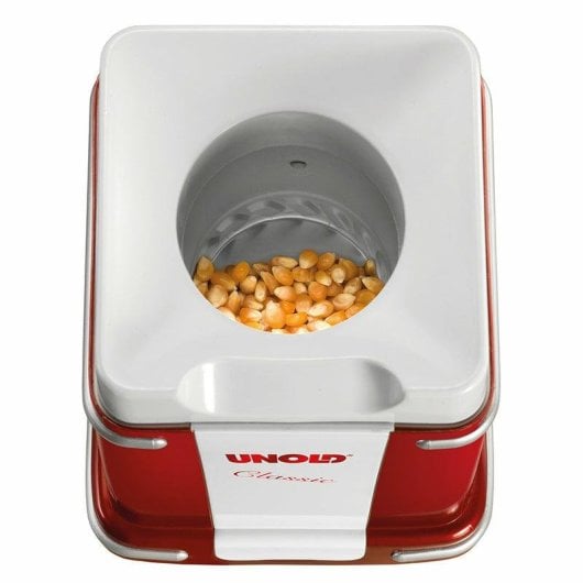 Machine à pop-corn UNOLD Classic 100g 900W Rouge Argent Blanc