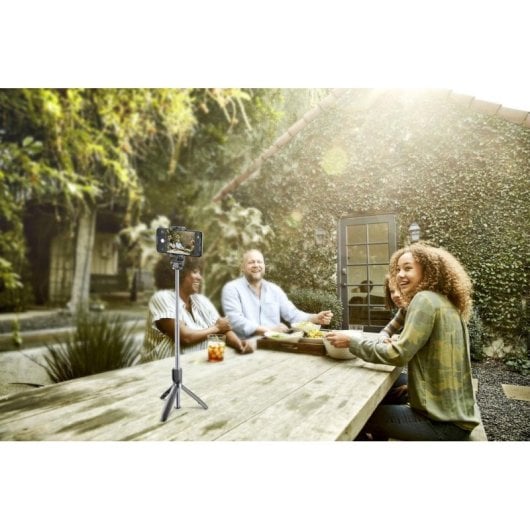 Palo para selfies Cellularline Freedom trípode Bluetooth universal negro