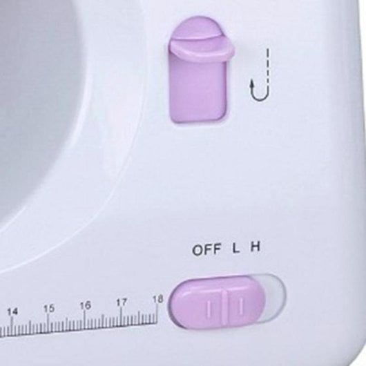 Máquina de Costura Emerio SEW-121820 Semiautomática 12 Pontos Azul/Branco