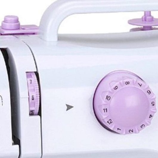 Máquina de Costura Emerio SEW-121820 Semiautomática 12 Pontos Azul/Branco