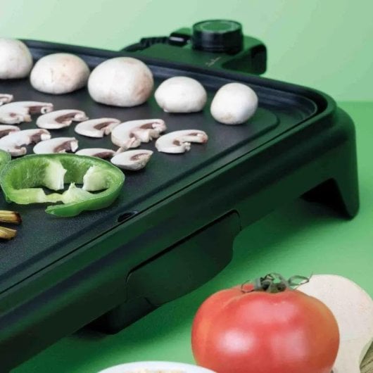 Placa Elétrica JATA JEGR1241 Antiaderente Xylan Plus 2200 W 500 x 250 mm Preta