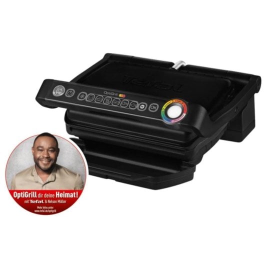 Grelhador de contacto Tefal GC705816 2000W placas amovíveis aço inoxidável