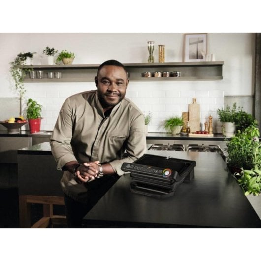 Grelhador de contacto Tefal GC705816 2000W placas amovíveis aço inoxidável