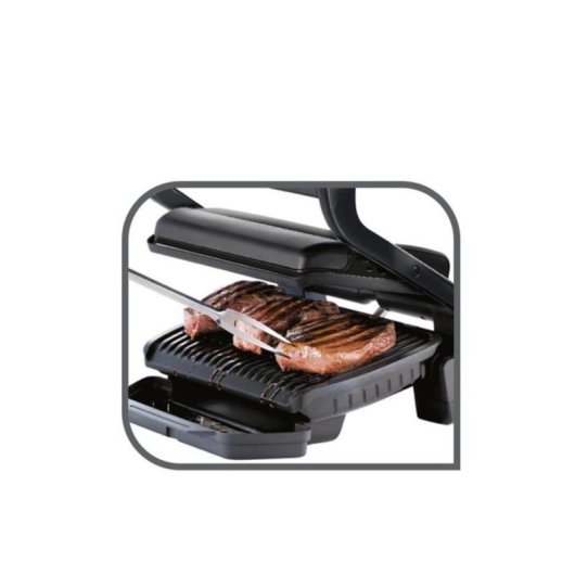 Grelhador de contacto Tefal GC705816 2000W placas amovíveis aço inoxidável