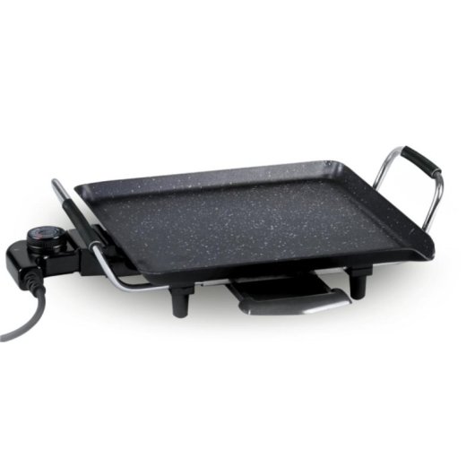 Piastra elettrica SOGO BAR-SS-1217 rivestimento ceramico marmo 1200W 27x27cm