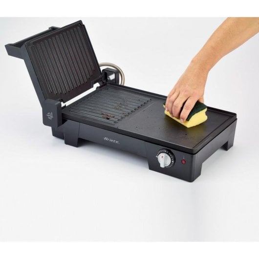 Parrilla elétrica de contacto Ariete 1916/10 Superfície antiaderente 2400W 3 zonas