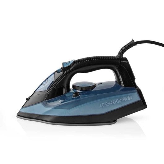 Plancha Nedis IRON2000 suela cerámica 2600W vapor continuo 0,32L azul