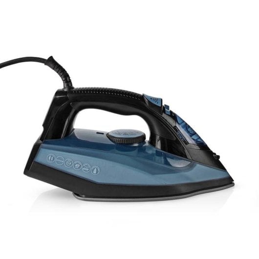 Plancha Nedis IRON2000 suela cerámica 2600W vapor continuo 0,32L azul