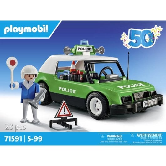 Conjunto de brinquedo Playmobil 71591 Polícia 80 peças Multicor Plástico