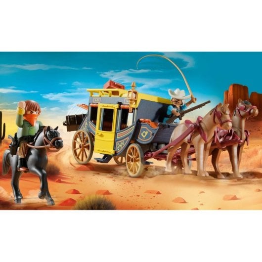 Set de brinquedos Playmobil Western 71862 com 5 figuras e 69 peças