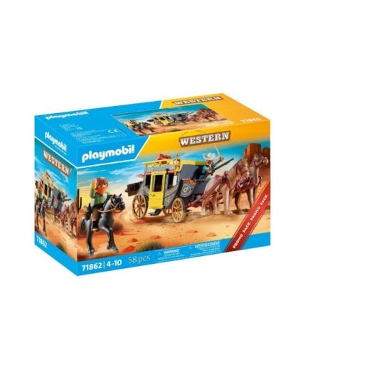 Set de brinquedos Playmobil Western 71862 com 5 figuras e 69 peças