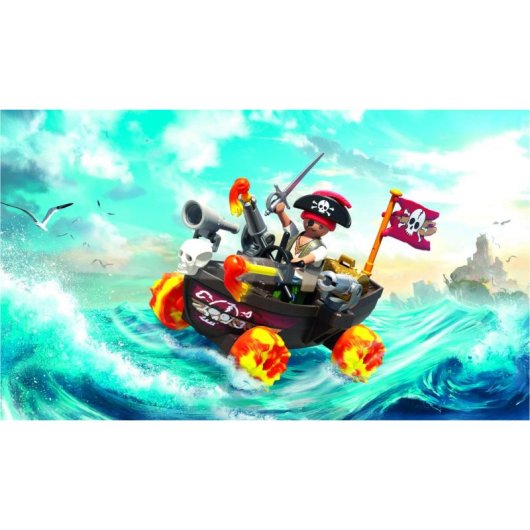 Set de Juguete Playmobil 71720 Pirata Multicolor con Figura y Accesorios