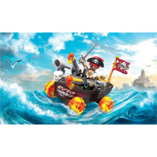 Set de Juguete Playmobil 71720 Pirata Multicolor con Figura y Accesorios