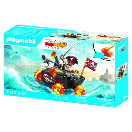 Set de Juguete Playmobil 71720 Pirata Multicolor con Figura y Accesorios