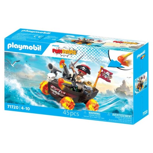Set de Juguete Playmobil 71720 Pirata Multicolor con Figura y Accesorios