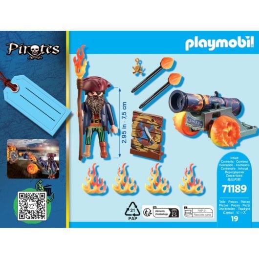 Set de Juguete Playmobil Pirates 71189 Multicolor con Figuras y Accesorios