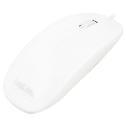 Rato LogiLink ID0062 USB Type-A 1000 DPI Branco Roda 3 Botões