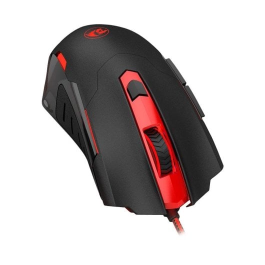 Ratón REDRAGON M705 Pegasus USB Tipo C 7200 DPI Negro RGB 6 Botones