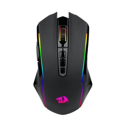 Rato REDRAGON M914-RGB NIX Wireless + Bluetooth + USB-C 1000Hz Preto RGB 9 Botões