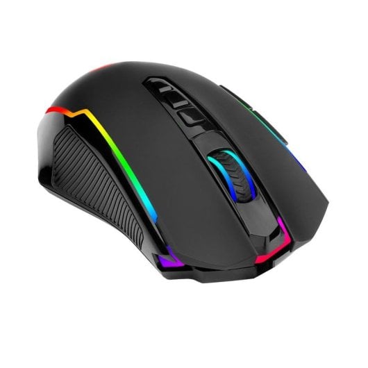 Rato REDRAGON M914-RGB NIX Wireless + Bluetooth + USB-C 1000Hz Preto RGB 9 Botões
