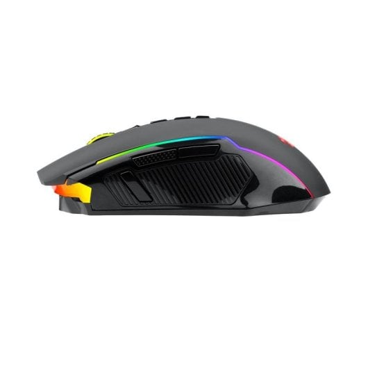 Rato REDRAGON M914-RGB NIX Wireless + Bluetooth + USB-C 1000Hz Preto RGB 9 Botões