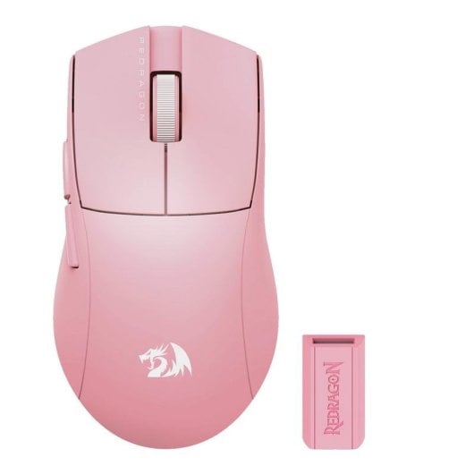 Rato REDRAGON M916P-PRO-4K K1NG Wireless Bluetooth 26000 DPI Rosa 49g 5 Botões