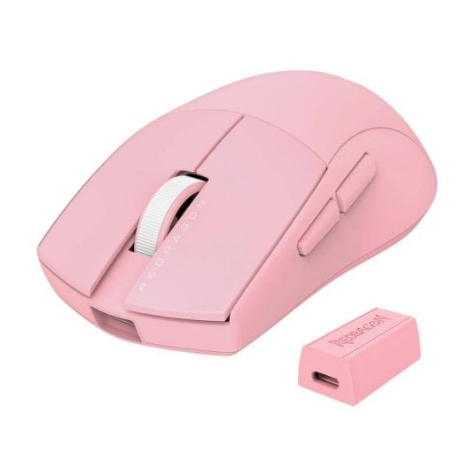 Rato REDRAGON M916P-PRO-4K K1NG Wireless Bluetooth 26000 DPI Rosa 49g 5 Botões