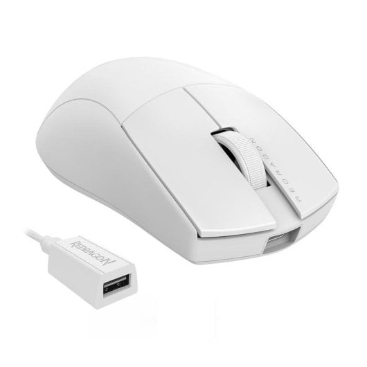 Rato REDRAGON M916W-PRO-4K RF Wireless Bluetooth USB-C 26000 DPI Branco Ultra Leve