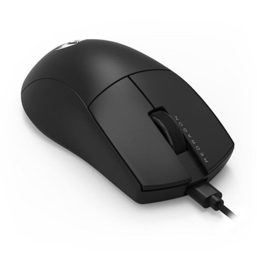 Maus Redragon M724-1K K1NG Kabelgebunden 12400DPI Schwarz RGB Ultralight 6 Tasten